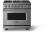 Stainless Steel with Polished Chrome Trim, Natural Gas