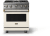 Pure White with Brushed Brass Trim - NG
