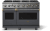 Cast Black with Brushed Brass Trim, Natural Gas