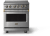 Stainless Steel with Brushed Brass Trim