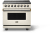 Pure White with Brushed Brass Trim
