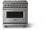Stainless Steel with Brushed Brass Trim