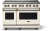 Pure White with Brushed Brass Trim