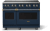 Slate Blue with Brushed Brass Trim