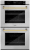 Stainless Steel with Polished Gold Handles