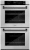 Satin Stainless Steel with Matte Black Handles