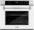 Satin Stainless Steel with White Matte Door
