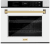 Stainless Steel with White Matte Door and Polished Gold Handle