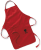 Red Apron with Black Kettle