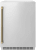 Solid Stainless Steel Door and Champagne Bronze Helix Handle