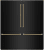 Black Stainless Steel Champagne Bronze Helix Handles