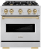 Stainless Steel with Champagne Bronze Accents