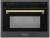 Black Stainless Steel with Gold Accents