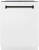 White Matte with Matte Black Handle