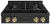 Black Stainless Steel with Polished Gold Accents