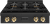Black Stainless Steel with Polished Gold Accents