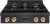 Black Satin Stainless Steel with Polished Gold Accents