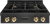 Black Satin Stainless Steel with Polished Gold Accents