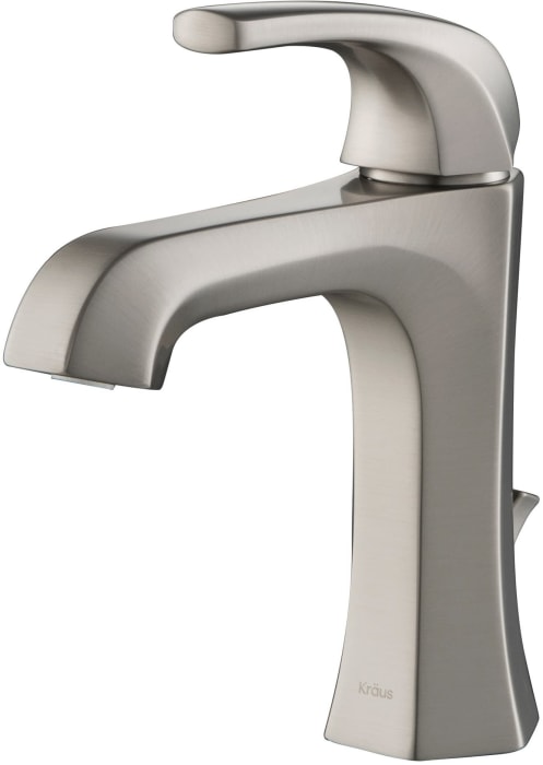 Kraus Kbf1211sfs Single Handle Bathroom Faucet With 1 2 Gmp Flow Rate Water Saving Aerator Watersense And Ada Complaint Spot Free Stainless Steel
