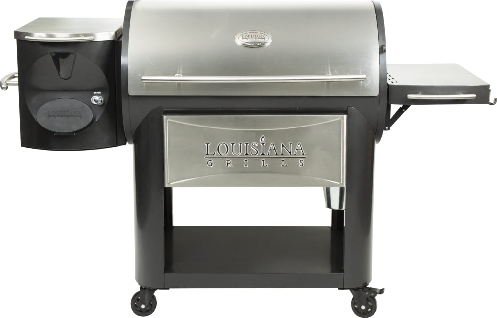 Louisiana Grills 10594 73 Inch Freestanding Smart Wood Pellet Grill with 1205 sq. in. Cooking Surface Digital Touch Screen Control Board SearTech Control 29 pound Pellet Hopper Built In Light Adjustab...