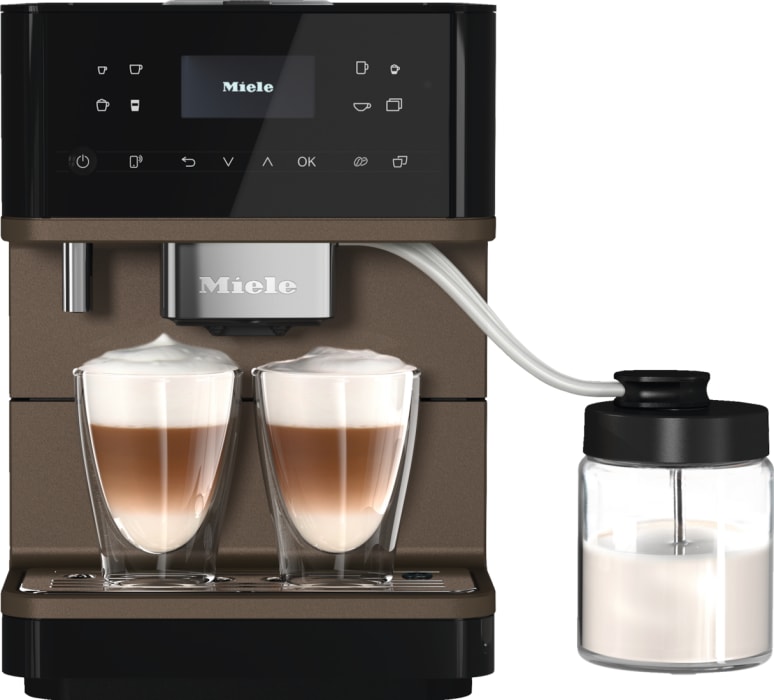 Coco6③ Miele CM6360OBBP MilkPerfection 10 Inch Countertop Smart Coffee