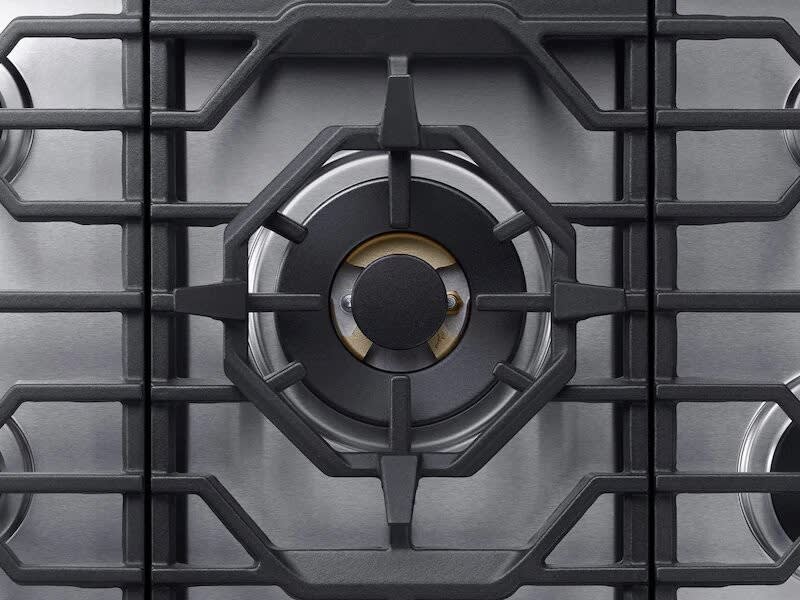 Samsung NA36N9755TS 36 Inch Smart Gas Cooktop with WiFi, Bluetooth, 22K BTU Dual Power Burner