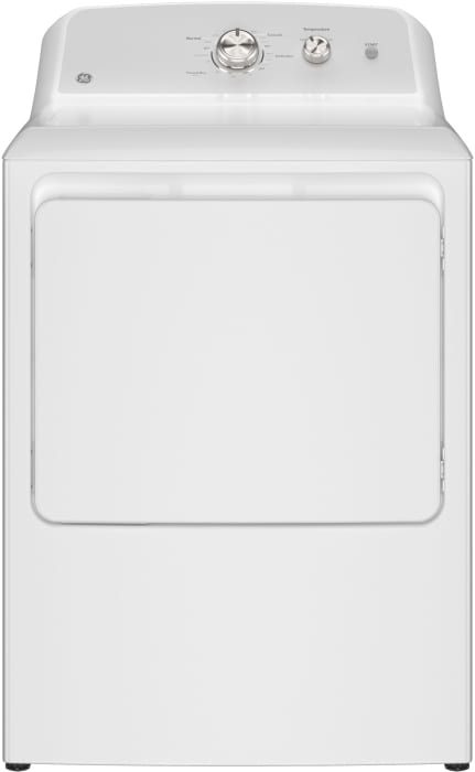 GE GTX38EASWWS 27 Inch Top Load Electric Dryer with 6.2 cu ft
