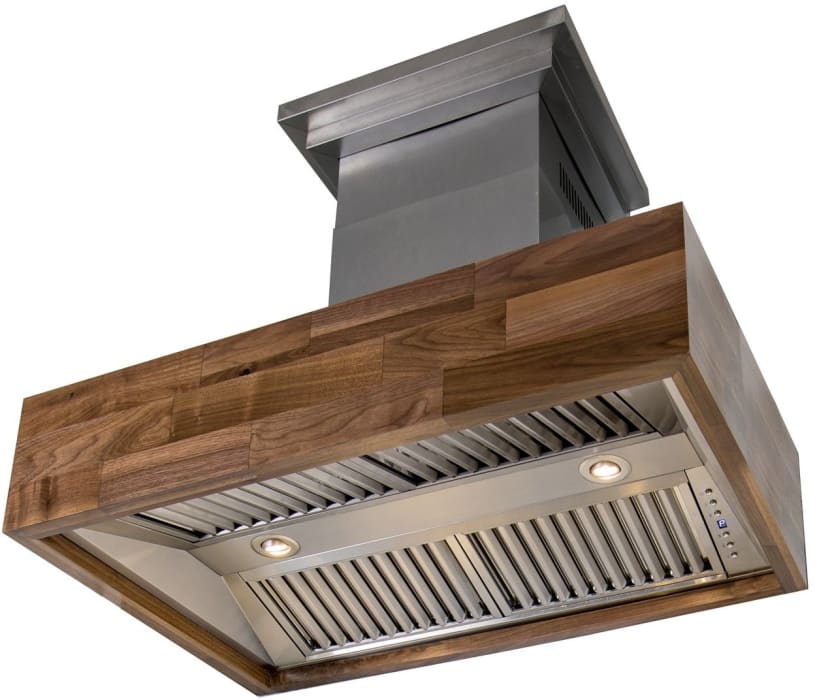 ZLINE 681W36 Designer Series Wooden Wall Mount Range Hood with 4Speed