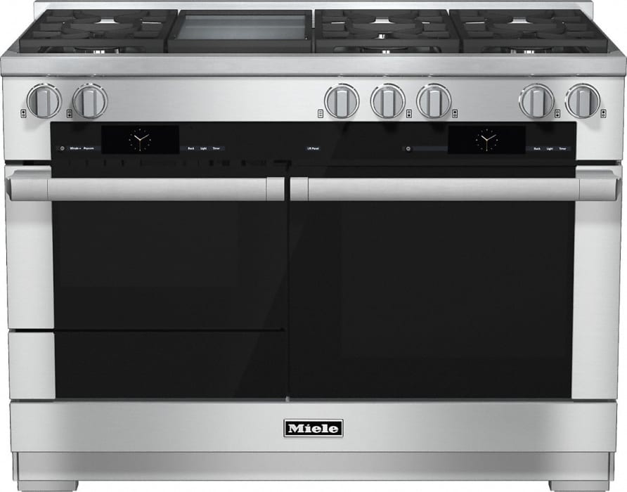 Miele HR1956DFGDLP 48 Inch Pro-Style Dual-Fuel Range with