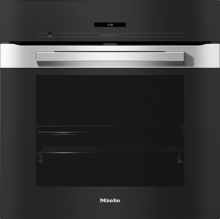 Miele H7263BPCTS 24 Inch Single Convection Smart Electric Wall Oven with 2.97 cu. ft. Oven Capacity Self Clean Oven DirectSensor S Miele Home and Automatic Programs