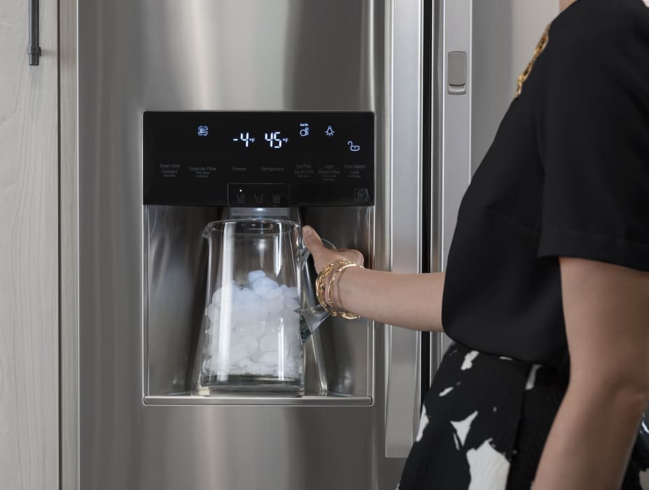 LG LSFXC2476S 36 Inch Counter Depth French Door Refrigerator with 23.5