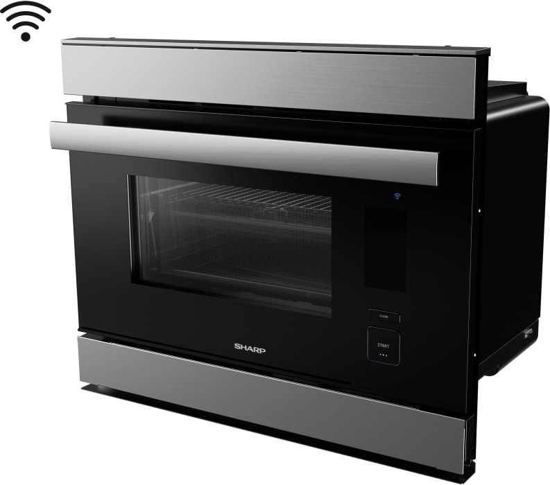 Sharp SSC2489DS 24 Inch Single Electric Smart Wall Oven with 1.1 cu. ft