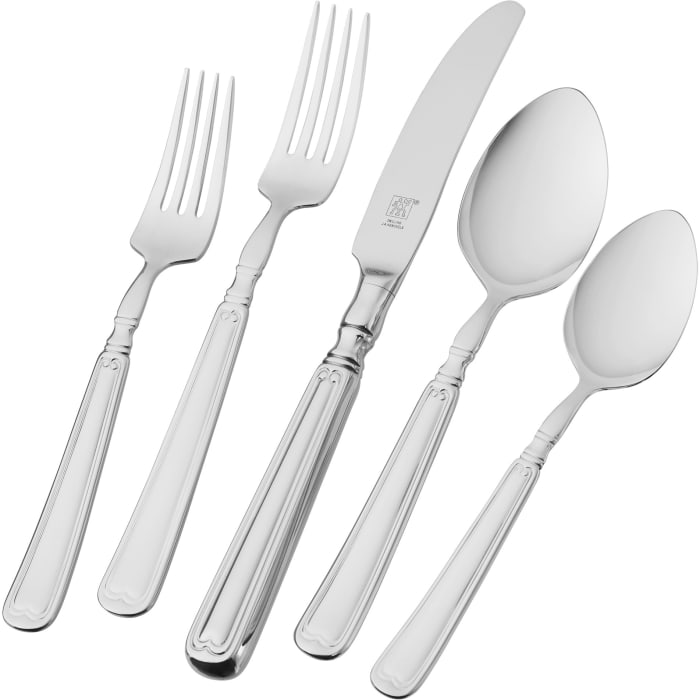 Zwilling J A Henckels 22772345 Vintage 1876 45 Piece Stainless Steel Flatware Set With 18 10 Stainless Steel Corrosion Resistant And Dishwasher Safe