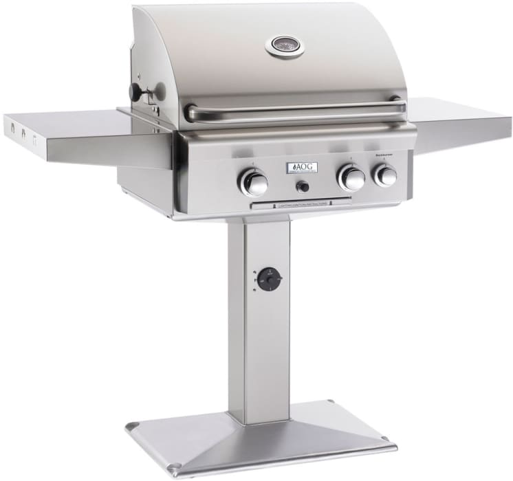 American Outdoor Grill 24NP00SP 24 Inch Post Mount Gas Grill with 432