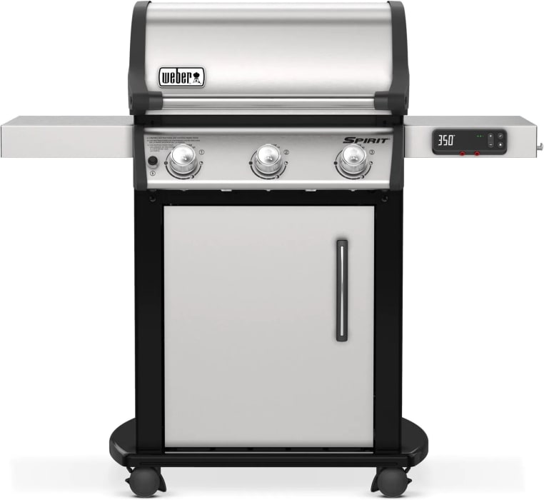 Weber Spirit S-315 Natural Gas Grill, 3 Burners, 32,000 BTUs, Stainless  Steel