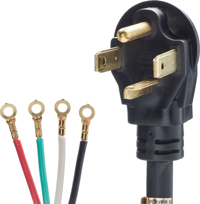 Smart Choice DRYCORDKIT 6' 30 Amp Electric Power Cord Kit