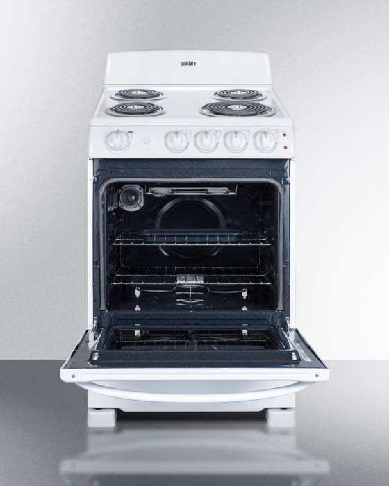 Summit RE2411W 24 Inch Freestanding Electric Range with Upfront