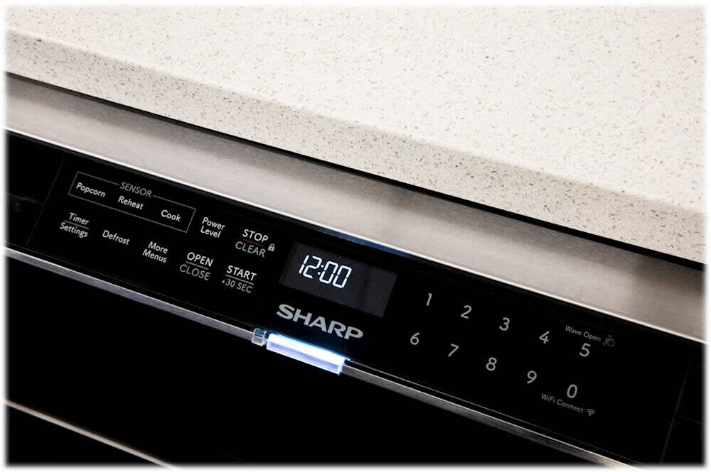Sharp SMD2489ES 24 in. 1.2 cu. ft. Flush Mount Microwave Drawer™ with