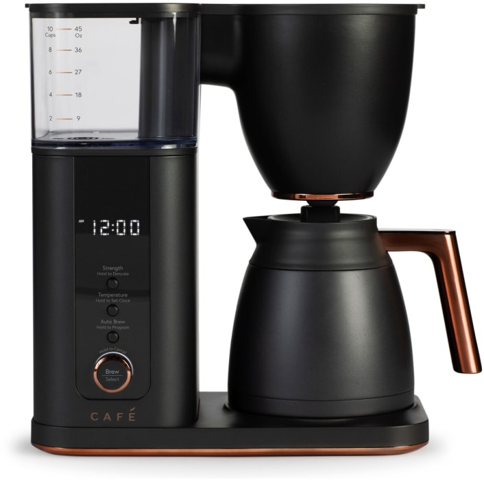 Cafe C7CDAAS3PD3 8 Inch Smart Countertop Specialty Drip Coffee Maker with 10  Cup Capacity, Wi-fi, Selectable Brew Strength, Auto Brew Setting, Precise  Temperature Controls, 24hr Timer, and SCA Certified: Matte Black