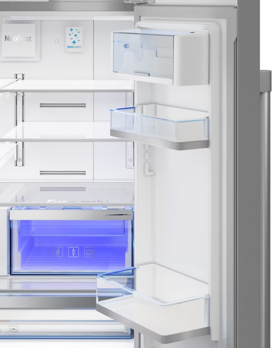 Beko BFFD3624XSS 36 Inch CounterDepth French Door Refrigerator with 19.86 cu. ft. Capacity