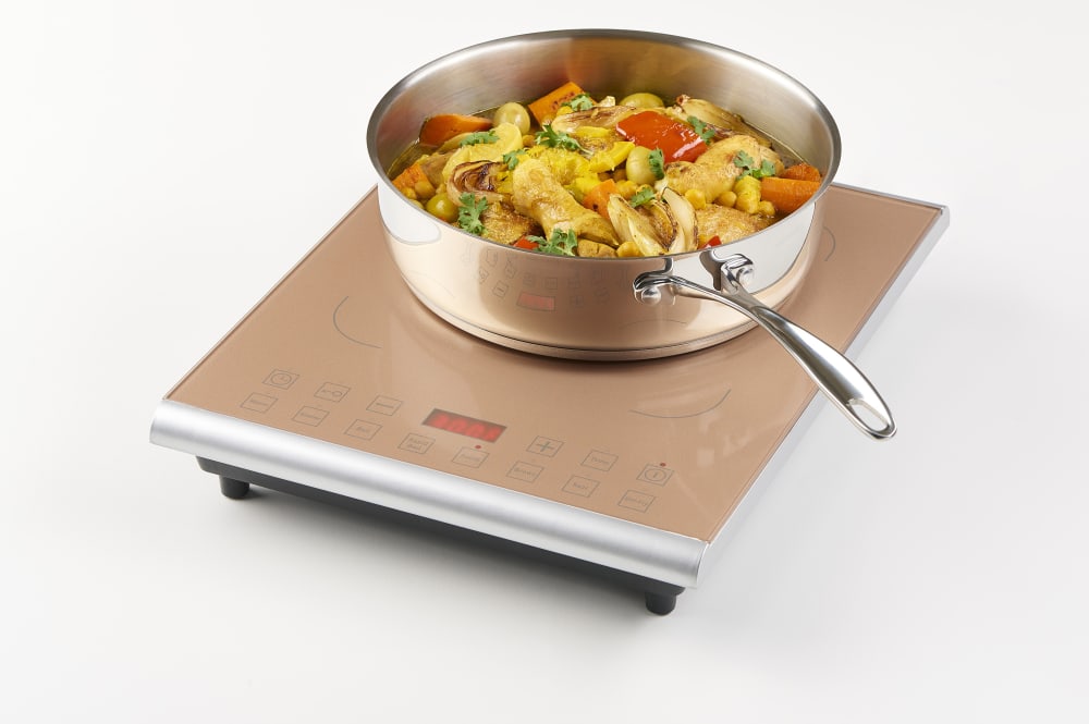 Fagor 962010058 Caramel Portable Induction Pro Cooktop with 8 Quick