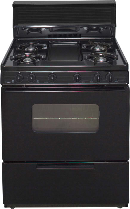 Premier Bfk5s9bp 30 Inch Freestanding Gas Range With 5 Open