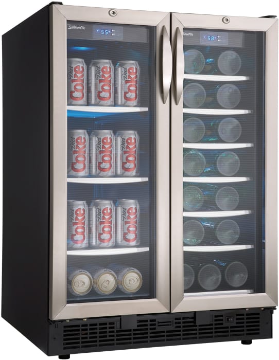 Danby DBC2760BLS 24 Inch Builtin Beverage Center/Wine Cooler with 5.0
