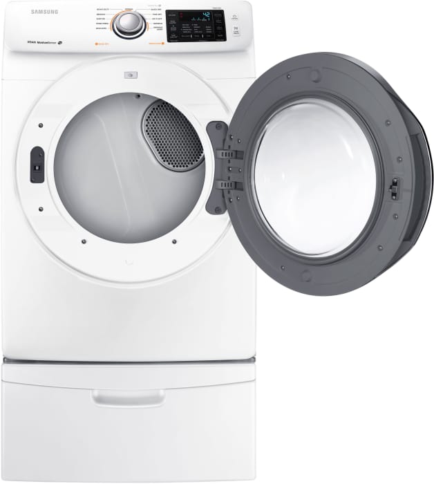 Samsung DV42H5200EW 27 Inch Electric Dryer with Steam Technology