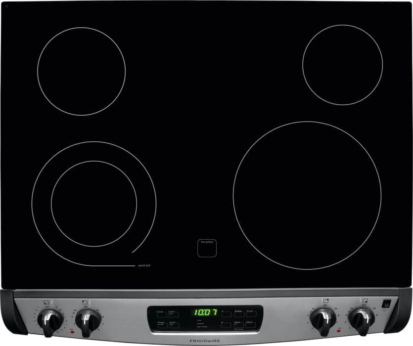 Frigidaire FFED3025PS 30 Inch Dropin Smoothtop Electric Range with SpaceWise® Expandable