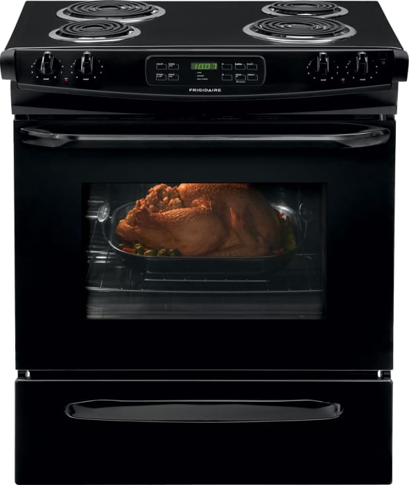 Electric range with coil hot sale burners and convection oven