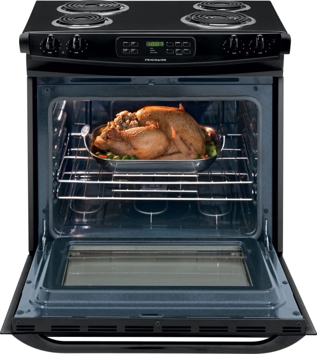 Frigidaire FFES3015PB 30 Inch SlideIn Electric Range with Multiple Broil Options, SelfClean