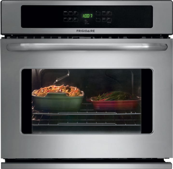 Frigidaire Ffew3025ps 30 Inch Single Electric Wall Oven With 4 6 Cu Ft Self Clean Oven Delay Clean Option Timed Cook Option Keep Warm Setting Star K Certified Sabbath Mode Ada Compliant And Auto Oven