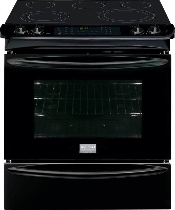 Frigidaire Fges3065pb 30 Inch Slide In Electric Range With True Convection Temperature Probe Steam Self Clean 5 Heating Elements Spacewise Elements Quick Preheat 4 6 Cu Ft Oven Ada Compliant Design And Star K Certified Sabbath Mode
