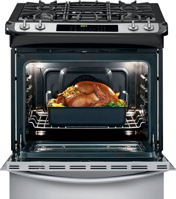 Frigidaire FGGS3065PF 30 Inch Slidein Gas Range with 4 Sealed Burners